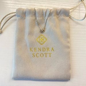 Kendra Scott Logo Pendant Necklace Silver